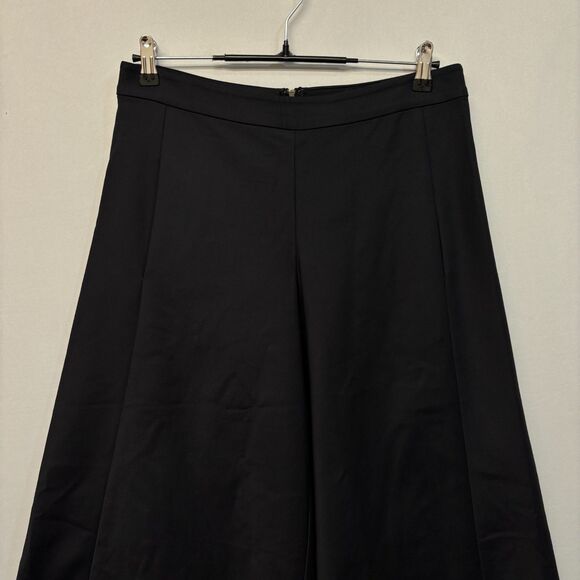 Tracy Reese Women Capri Cropped Wide Leg Pants Size 6 Black C024 -10 - Picture 14 of 16